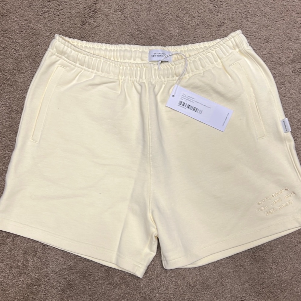 NWT Men’s Saturdays NYC Delancy Int’l Sweat Short